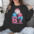 Baseball Ice Cream Drip Six Seven Gen Alpha Meme 67 Unisex Sweatshirt