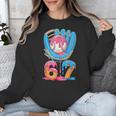Baseball Ice Cream Drip Six Seven Gen Alpha Slang Meme 67 Unisex Sweatshirt Baseball Ice Cream Drip Six Seven Gen Alpha Slang Meme 67 Unisex Sweatshirt