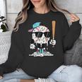 Baseball Ice Cream Drip Sports Boys Kids Youth Men Unisex Sweatshirt Baseball Ice Cream Drip Sports Boys Kids Youth Men Unisex Sweatshirt