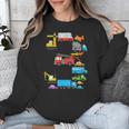 Baseball Ice Cream Drip Vehicles Youth Baseball Drip Unisex Sweatshirt