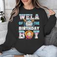 Baseball Ice Cream Drip Wela Of The Birthday Boy Unisex Sweatshirt