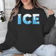 Baseball ICE Ice Cream Drip Baseball Drip Baseball Unisex Sweatshirt