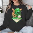 Baseball Life Style Ice Cream Drip Green Unisex Sweatshirt