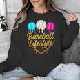 Baseball Lifestyle Baseball Drip Icecream Unisex Sweatshirt