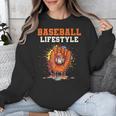 Baseball Lifestyle Ice Cream Drip Baseball Glove Crossed Bat Unisex Sweatshirt Baseball Lifestyle Ice Cream Drip Baseball Glove Crossed Bat Unisex Sweatshirt