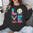 Baseball Love Drip Ice Cream Colorful Baseball Unisex Sweatshirt Baseball Love Drip Ice Cream Colorful Baseball Unisex Sweatshirt
