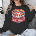 Baseball Is My Love Language Valentine Unisex Sweatshirt Baseball Is My Love Language Valentine Unisex Sweatshirt