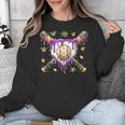 Baseball Mardi Gras Carnival Party Mask Ice Cream Drip Boys Unisex Sweatshirt