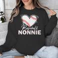 Baseball Nonnie Baseball Heart Unisex Sweatshirt Baseball Nonnie Baseball Heart Unisex Sweatshirt