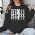 Baseball Pitcher Player Team Sport Lover Family Friends Fans Unisex Sweatshirt Baseball Pitcher Player Team Sport Lover Family Friends Fans Unisex Sweatshirt