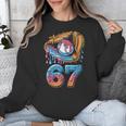 Baseball Player 67 Number 67th Sports Ice Cream Drip Unisex Sweatshirt Baseball Player 67 Number 67th Sports Ice Cream Drip Unisex Sweatshirt
