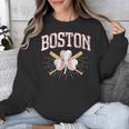 Baseball Shamrock Boston Massachusetts St Patrick’s Day Unisex Sweatshirt