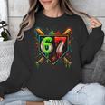 Baseball Six Seven 67 Meme Ice Cream Drip Xmas Women Men Unisex Sweatshirt