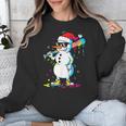 Baseball Snowman Drip Cool Christmas Men Boys Girls Unisex Sweatshirt