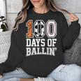 Baseball Soccer Basketball 100 Days Of School Unisex Sweatshirt