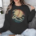 Baseball Waves Ocean Sports Baseball Fans Unisex Sweatshirt