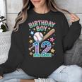 Birthday Boy 12th Birthday Baseball Unisex Sweatshirt Birthday Boy 12th Birthday Baseball Unisex Sweatshirt