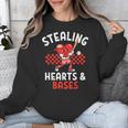 Boys Baseball Valentines Day Stealing Hearts Valentine Kids Unisex Sweatshirt Boys Baseball Valentines Day Stealing Hearts Valentine Kids Unisex Sweatshirt