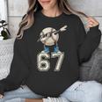 Boys Kids 67 Six Seven Sunglasses Dabbing Baseball Lover Unisex Sweatshirt