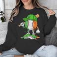 Boys St Patricks Day Irish Flag Kids Baseball Ice Cream Drip Unisex Sweatshirt Boys St Patricks Day Irish Flag Kids Baseball Ice Cream Drip Unisex Sweatshirt