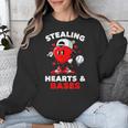 Boys Valentines Baseball Drip Icecream Stealing Hearts Kids Unisex Sweatshirt Boys Valentines Baseball Drip Icecream Stealing Hearts Kids Unisex Sweatshirt