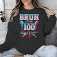 Bruh It's My 100 Days Of School Baseball Ice Cream Drip Boys Unisex Sweatshirt Bruh It's My 100 Days Of School Baseball Ice Cream Drip Boys Unisex Sweatshirt