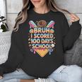 Bruh I Scored 100 Days Of School Baseball Ice Cream Drip Tee Unisex Sweatshirt Bruh I Scored 100 Days Of School Baseball Ice Cream Drip Tee Unisex Sweatshirt