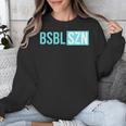 BSBL SZN Baseball Season Game Day Boys Girls Youth Unisex Sweatshirt