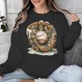 Camo Baseball Gloves Lifestyle 101 Apparel Drip Ice Cream Unisex Sweatshirt