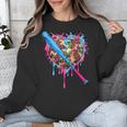 Camo Baseball Heart Drip Valentine Baseball Icecream Boys Unisex Sweatshirt Camo Baseball Heart Drip Valentine Baseball Icecream Boys Unisex Sweatshirt