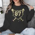 Camo Baseball Ice Cream Drip Number 67 Player 67th Birthday Unisex Sweatshirt