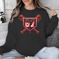 Chocolate 67 Drip Baseball Valentine Love Sports Unisex Sweatshirt Chocolate 67 Drip Baseball Valentine Love Sports Unisex Sweatshirt