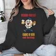 Cute Baseball Fan Weekend Forecast Change Of Beer And Hotdog Unisex Sweatshirt