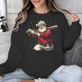 Dominican Santa Christmas Beisbol Baseball Dominicano Unisex Sweatshirt