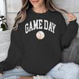 Game Day Baseball Player And Fan Graphic Unisex Sweatshirt Game Day Baseball Player And Fan Graphic Unisex Sweatshirt