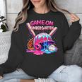 Game Kindergarten Baseball Ice Cream Drip On Back To School Unisex Sweatshirt Game Kindergarten Baseball Ice Cream Drip On Back To School Unisex Sweatshirt