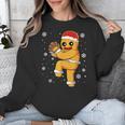 Gingerbread Man Baseball Christmas Unisex Sweatshirt Gingerbread Man Baseball Christmas Unisex Sweatshirt