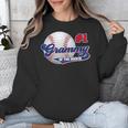 Grammy Rookie Of Year 1st Birthday Baseball Theme Matching Unisex Sweatshirt Grammy Rookie Of Year 1st Birthday Baseball Theme Matching Unisex Sweatshirt