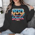 Happy 100 Days Of School Baseball Drip For Kids Teachers Unisex Sweatshirt Happy 100 Days Of School Baseball Drip For Kids Teachers Unisex Sweatshirt