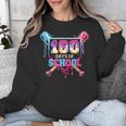 Happy 100 Days Of School Baseball Drip Theme Party 100th Day Unisex Sweatshirt
