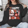 Happy 100 Days Of School Baseball Football PE Teacher Unisex Sweatshirt Happy 100 Days Of School Baseball Football PE Teacher Unisex Sweatshirt