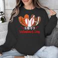 Happy Valentines Day Shirt Boys Basketball Baseball Football Unisex Sweatshirt
