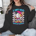 I Hit 100 Days Of School Baseball Ice Cream Drip Unisex Sweatshirt I Hit 100 Days Of School Baseball Ice Cream Drip Unisex Sweatshirt