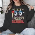 I Hit 100 Days Of School Baseball Kids Boy Teacher 100th Day Unisex Sweatshirt I Hit 100 Days Of School Baseball Kids Boy Teacher 100th Day Unisex Sweatshirt