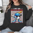 I Hit 100 Days Of School Baseball Player Kids Boys Son Unisex Sweatshirt