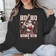 Ho Ho Home Run Baseball Christmas Holiday Sports Santa Unisex Sweatshirt Ho Ho Home Run Baseball Christmas Holiday Sports Santa Unisex Sweatshirt