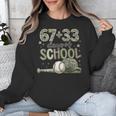 HUGvyn 6733 Days Of School Baseball 100 Days Camo Cap Boys Unisex Sweatshirt