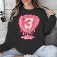 Ice Cream Baseball Glove 3rd Birthday Edition Unisex Sweatshirt