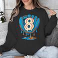 Ice Cream Baseball Glove 8th Birthday Edition Unisex Sweatshirt