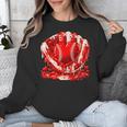 Ice Cream Drip Heart Valentines Day Baseball Boys Youth Kids Unisex Sweatshirt Ice Cream Drip Heart Valentines Day Baseball Boys Youth Kids Unisex Sweatshirt